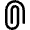 Paperclip 1 Icon from Nova Line Set