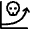 Graph Death Rate Increasing Icon from Covid - Free Set