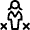 Social Distancing Not Allowed Space Woman Icon from Covid - Free Set