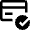 Credit Card Check Approved Icon from Nova Line Set