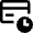 Credit Card Clock Icon from Nova Line Set