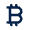 Currency Bitcoin 2 Line Icon from Mingcute Line Set