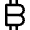 Currency Bitcoin Icon from Nova Line Set