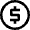Currency Coin Dollar Icon from Nova Line Set