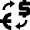 Currency Exchange Icon from Nova Solid Set