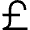 Currency Pound Icon from Nova Line Set