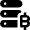 Cypto Currency Database Icon from Nova Solid Set
