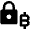 Cypto Currency Lock Icon from Nova Solid Set