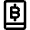 Cypto Currency Mobile Smartphone Icon from Nova Line Set
