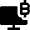 Cypto Currency Personal Computer Icon from Nova Solid Set