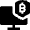 Cypto Currency Security Personal Computer Icon from Nova Solid Set