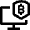 Cypto Currency Security Personal Computer Icon from Nova Line Set