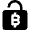 Cypto Currency Unlock Icon from Nova Solid Set