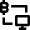 Cypto Currency Wire Transfer Personal Computer Icon from Nova Line Set