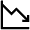 Arrow Down Chart Icon from Atlas Line Set