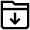 Arrow Down Folder Icon from Atlas Line Set