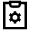 Clipboard Settings Icon from Atlas Line Set