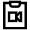Clipboard Video Icon from Atlas Line Set