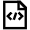 Coding File Icon from Atlas Line Set