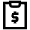 Dollar Clipboard Icon from Atlas Line Set