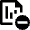 Stock Records Subtract Remove Icon from Nova Line Set