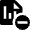 Stock Records Subtract Remove Icon from Nova Solid Set