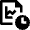 Stock Statistics Clock Icon from Nova Line Set