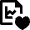 Stock Statistics Favourite Heart Icon from Nova Line Set