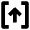 Data Transfer Bracket Upload Icon from Nova Solid Set