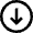 Data Transfer Circle Download Icon from Nova Line Set