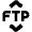 Data Transfer Ftp Icon from Nova Solid Set
