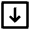 Data Transfer Square Download 1 Icon from Nova Line Set