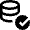 Database Check Approve Icon from Nova Line Set