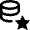 Database Favourite Star Icon from Nova Line Set