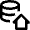 Database Home Icon from Nova Line Set