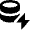 Database Lightning Thunder Icon from Nova Solid Set
