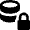 Database Lock Security Icon from Nova Solid Set