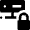 Database Server Lock Security Icon from Nova Solid Set