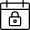 Calendar Lock icon - Free transparent PNG, SVG. No Sign up needed.