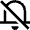 Bell Notifiaction Mute Disable 1 Icon from Nova Line Set