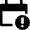 Calendar Alert Error Icon from Nova Solid Set