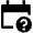 Calender Question Icon from Nova Solid Set