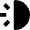 Clock Half 1 Icon from Nova Solid Set