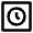 Clock Square Icon from Nova Line Set