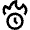 Clock Time Fire Icon from Nova Line Set