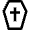 Death Coffin Icon from Nova Line Set