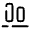 Align Bottom Icon from Solar Broken Set