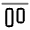 Align Top Icon from Solar Line Duotone Set