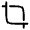 Crop Minimalistic Icon from Solar Linear Set
