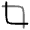 Crop Minimalistic Icon from Solar Line Duotone Set
